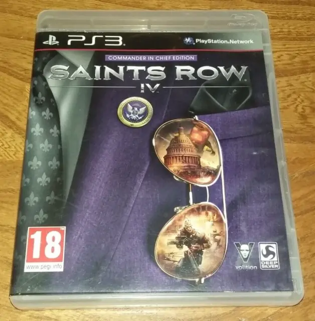 Saints Iv - Sony Playstation 3 - Free Postage - With Manual - Tested