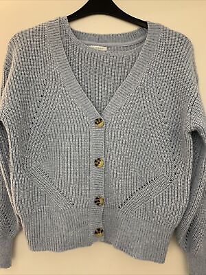 cardigan maglione ragazza adolescente 13-14 anni lavorato a maglia condizioni favolose