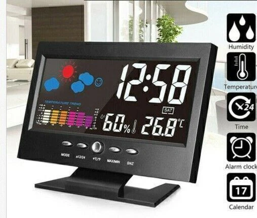 Détecteur Humidité Intérieur Lot De 12 Thermomètres Hygromètres Numériques Mini - LCD Température Humidité Intérieur écran Lcd Piles Incluses