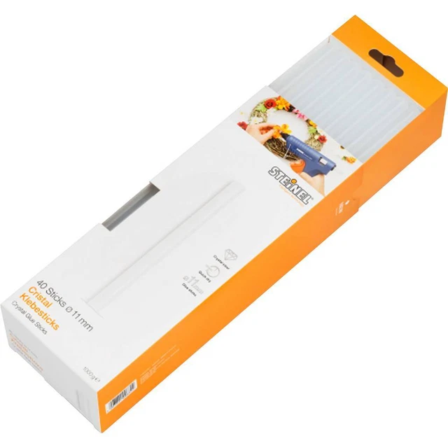 Steinel 006822 Bâtons de colle 11 mm 250 mm transparent 1000 g 40 pc(s)