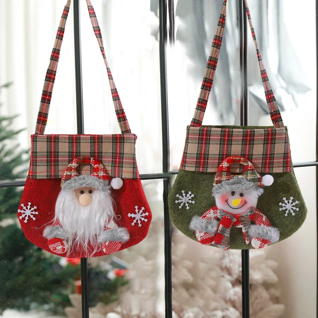 Borsa regalo di Natale Babbo Natale borsa regalo Natale borsa caramelle borsa regalo