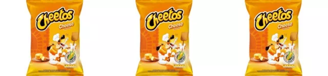 3 snack al mais Cheetos con sapore di formaggio giallo, 5,8 once. (165 g.)