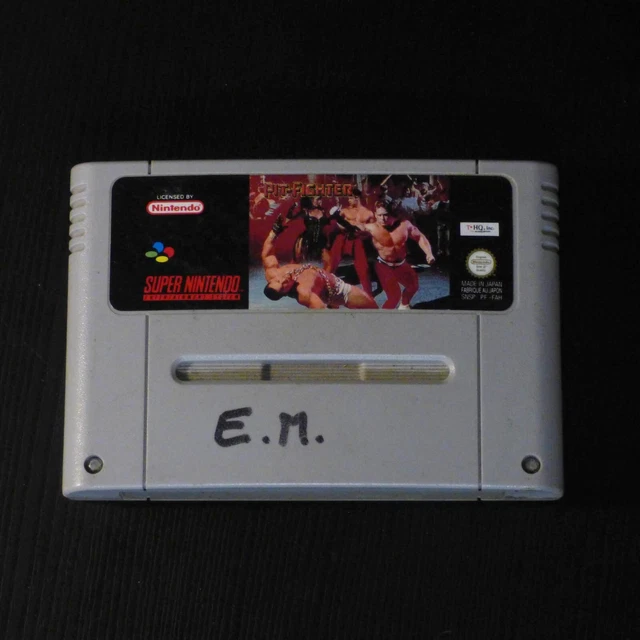 Jeu Vidéo Pit-Fighter Pour Super Nintendo (SNES) - édition PAL, Sortie 1992, état Correct