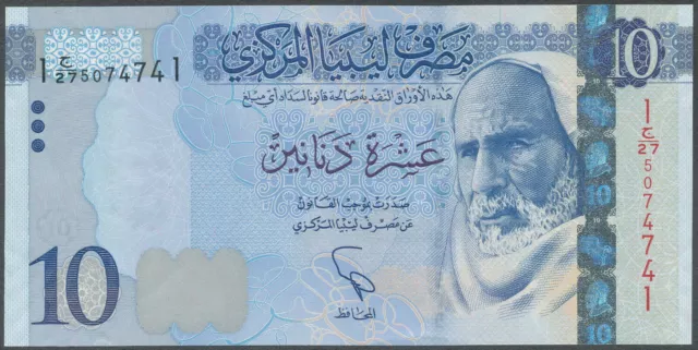 Libya / Libyen - 10 Dinars (2015) UNC - Pick 82