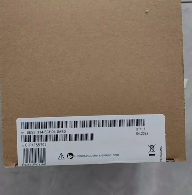 1PC Siemens 6ES7314-6CH04-0AB0 6ES73146CH040AB0 New In Box Expedited Shipping