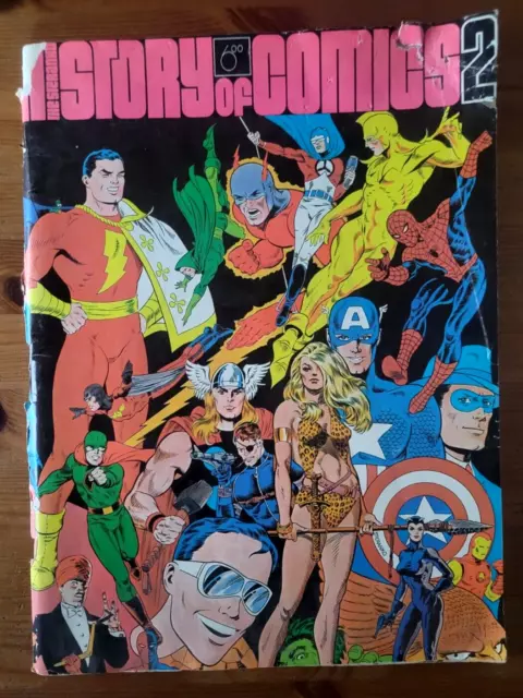 Steranko History of Comics SC #2 1972 LOW GRADE READER COPY