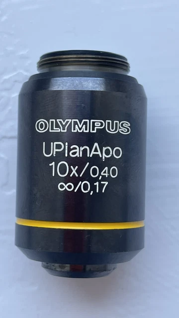 OLYMPUS UPLANAPO 10X plan apo microscope objective in excellent condition £260.00 PicClick UK Olympus UPIanApo 20x 0.70