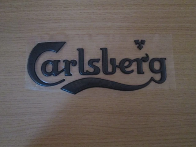 Patch Sponsor FC Copenhagen Carlsberg - Flock Blanc - Reproduction Neuve