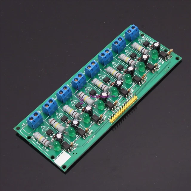 OPTOCOUPLER ISOLATION VOLTAGE Test Board 8 Channel AC 220V MCU TTL for