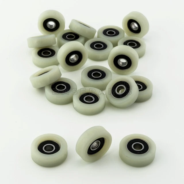Roues De Guidage De Chaîne - Lot De 4 (2 Ensembles) - Pour Améliorer La Performance - Plastique Et Acier à Roulement