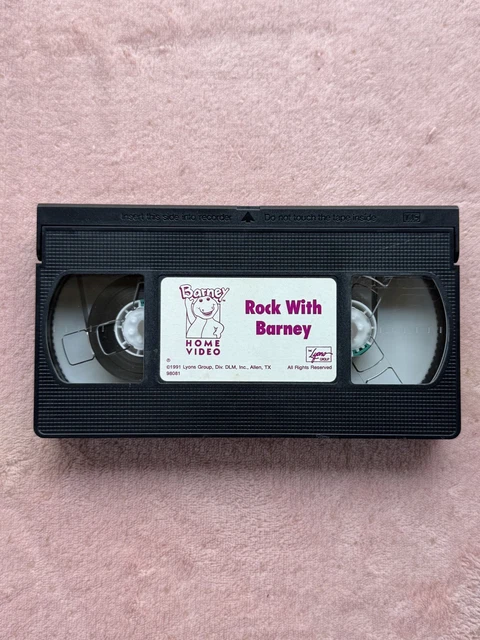 BARNEY ROCK WITH Barney RARE 1991 First Original Release VHS - tape ...