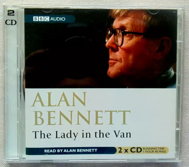 LIKE NEW! THE LADY IN THE VAN by ALAN BENNETT 2 CD AUDIOBOOK FREE P&P!