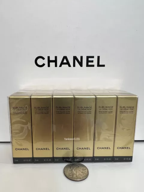 12 X CHANEL Sublimage La Creme Yeux Eye Cream 3ml / 0.1oz each