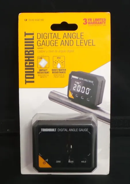 TOUGHBUILT Digital Angle Gauge And Level TB-H2-65AF-MD BRAND NEW