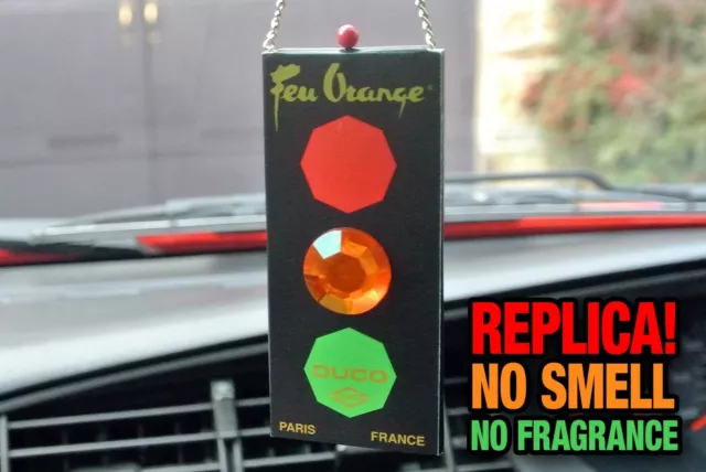 Feu Orange Traffic Light REPLICA Car Air Freshener - '80s, Classic, Retro, Ford