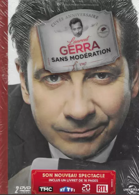 Laurent Gerra sans modération 1967 - 1 coffret 2 DVD Neuf - Nouveau spectacle +