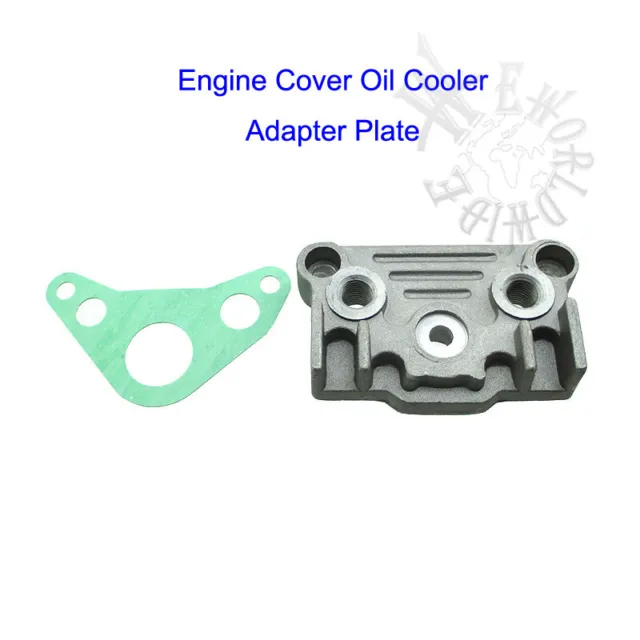 Engine Cover Oil Cooler Adapter Plate For 125cc 140cc Pit Dirt Bike Motorcycle