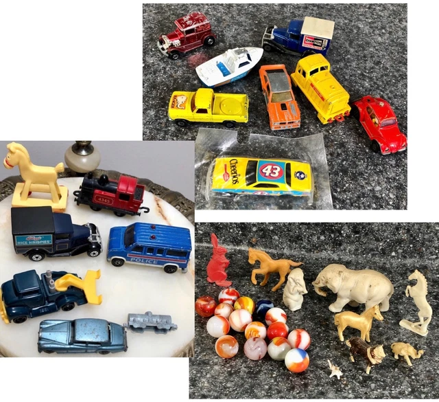 BOX LOT* MATCHBOXHOT WHEELS CARSTRAINS *Akro Agate Marbles, GERMANY