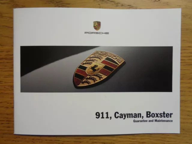 Porsche Service History Book