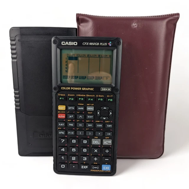 CASIO CFX-9850GB PLUS-GRAPHIC Color Scientific Calculator 32mb $29.00 ...