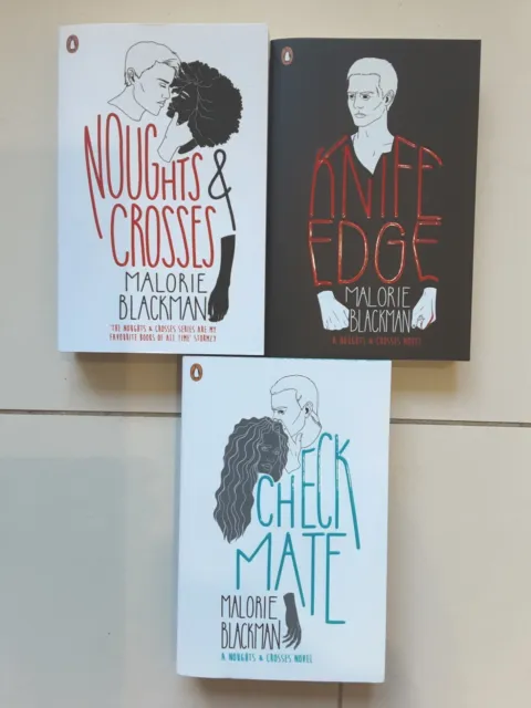 Noughts and Crosses series books 1-3 Malorie Blackman Like New