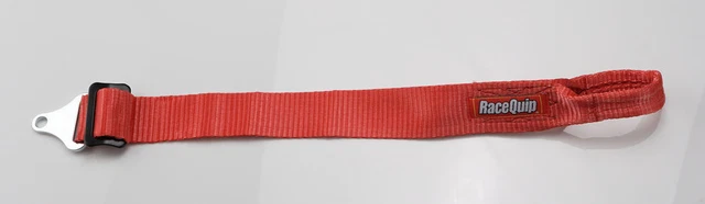 RaceQuip Race Car Tow Hook Strap with Soft Eye Loop End 12000LB Rating