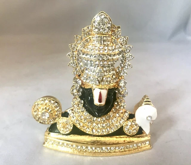 LORD VENKATESWARA VISHNU Tirupati Balaji Venkat Deity Metal Statue