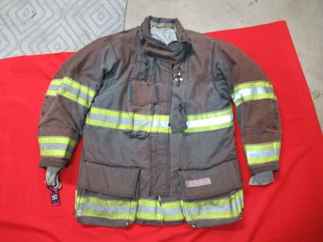 MFG 2017 GLOBE GXTREME 42 x 32 Firefighter Turnout Bunker JACKET FIRE COAT BLACK