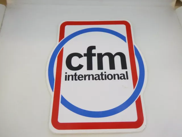 Autocollant / Sticker - Cfm International - Moteur - Aviation - Aircraft Engine