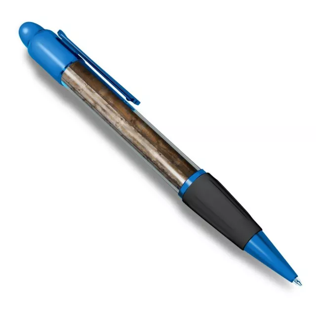 Blue Ballpoint Pen - Reclaimed Wood Rustic Plank Deck Office Gift #24091