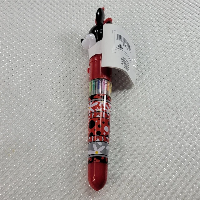 DISNEY PARKS MINNIE MOUSE Multi-Color Ball Point Pen New With Tags £27. ...