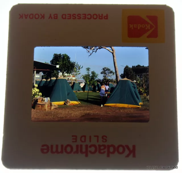 1970s Outback Australia Camping 35mm Colour Slide Photo #2