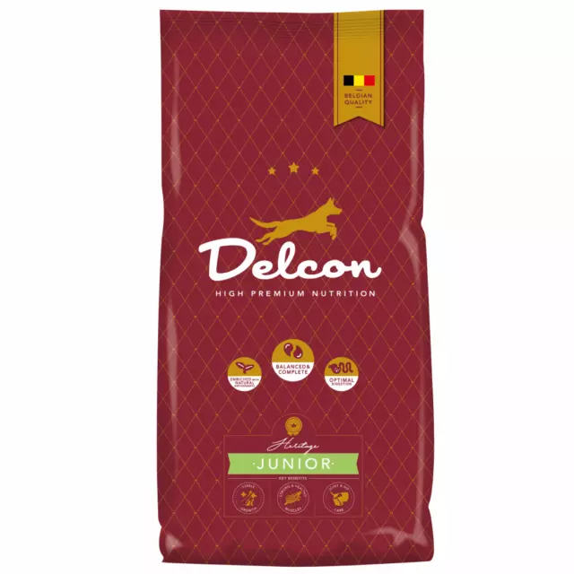 Delcon Food para perros jóvenes JUNIOR \/ 12 kg
