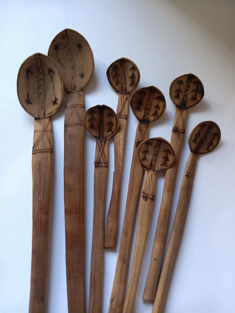 Cuillère en bois ethnique - France