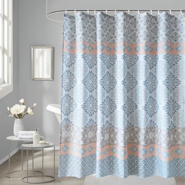 Printed Shower Curtain Waterproof Polyester Fabric Bathroom Shower Curtains