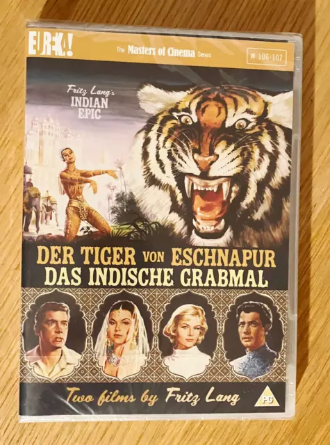 SEALED Der Tiger Von Eschnapur &Das Indische Grabmal DVD - Eureka Masters Cinema