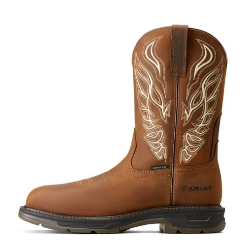 ARIAT WORK WORKHOG Xt Phoenix Carbon Toe Work Boots Men 12 Distressed ...
