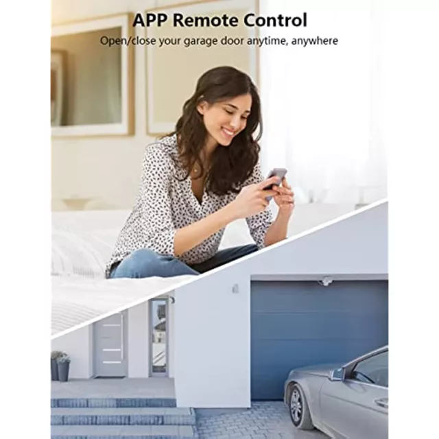 APP Control with Alexa Smart Wi-Fi Garage Door Opener Remote Google Assistant 2