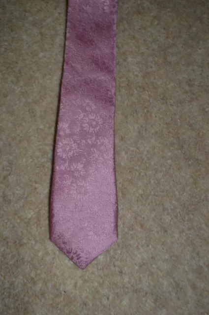 Next Silk Paisley Floral Next Pink Formal Communion Wedding Suit Tie  6 7 8 9 10