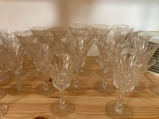 Villeroy et Boch - Service en cristal de 8 verres à eau et 10 verre à vin