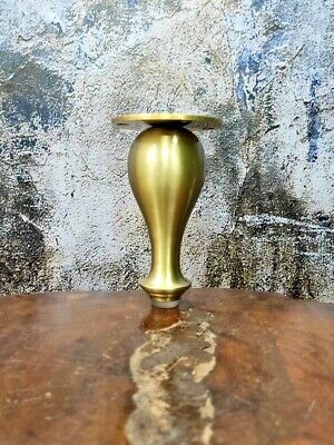 Set of 4, 6 Inches, DIY Heavy Duty ARTISTIC Solid BRASS Sofa Legs with Round Top
