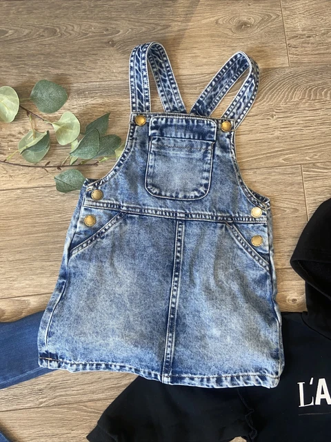 RIVER ISLAND NEXT ecc ragazze autunno inverno pacchetto abito jeans felpa età 2-3 anni 4