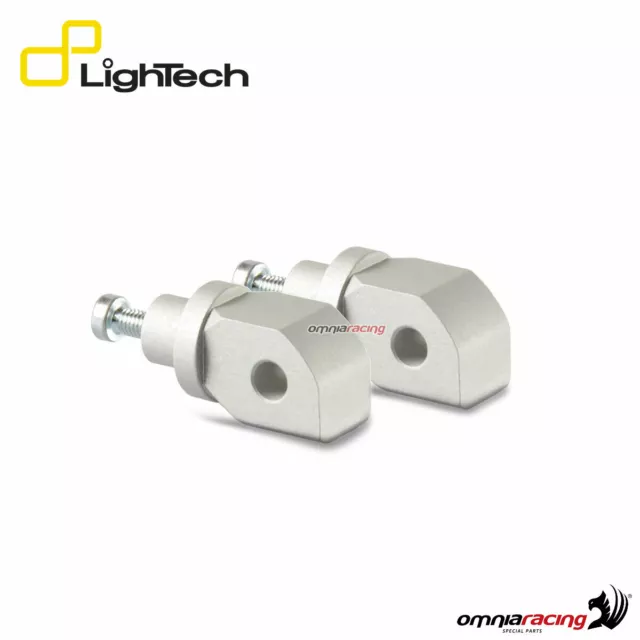 Coppia adattatori poggiapiedi Lightech passeggero per Suzuki GSR600 2007