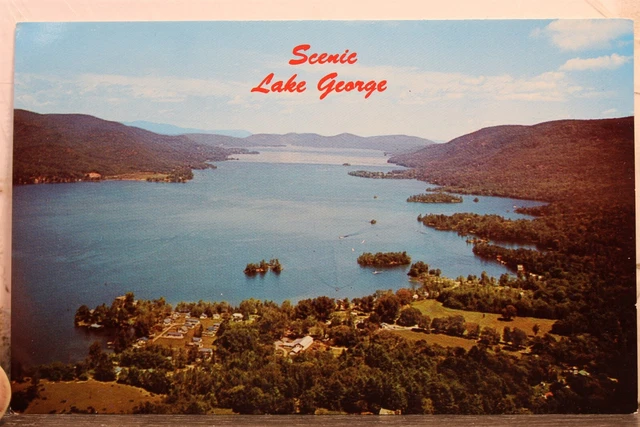 New York NY Scenic Lake George Huletts Section Sabbath Day Point Postcard Old PC