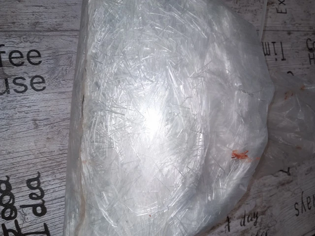 Polypropylenfasern Glasfasern Estrichfaser Alkaliresistent 18mm Betonfasern 1 kg