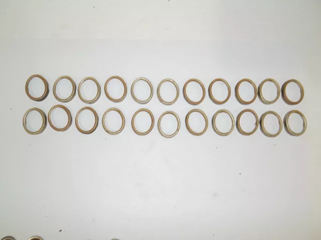 22 National Cash Register Antique original oval key rings NCR