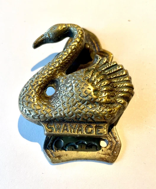 Vintage Minature Swanage Brass Door Knocker