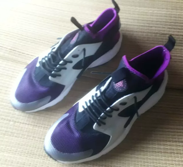 NIKE AIR HUARACHE Run Ultra Purple Dynasty 819685 005 uk9 9