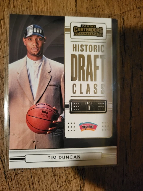 2022-23 Panini Contenders "TIM DUNCAN" #3 Historic Draft Class Spurs