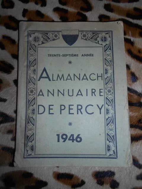 Almanach Annuaire de Percy (50) 1946